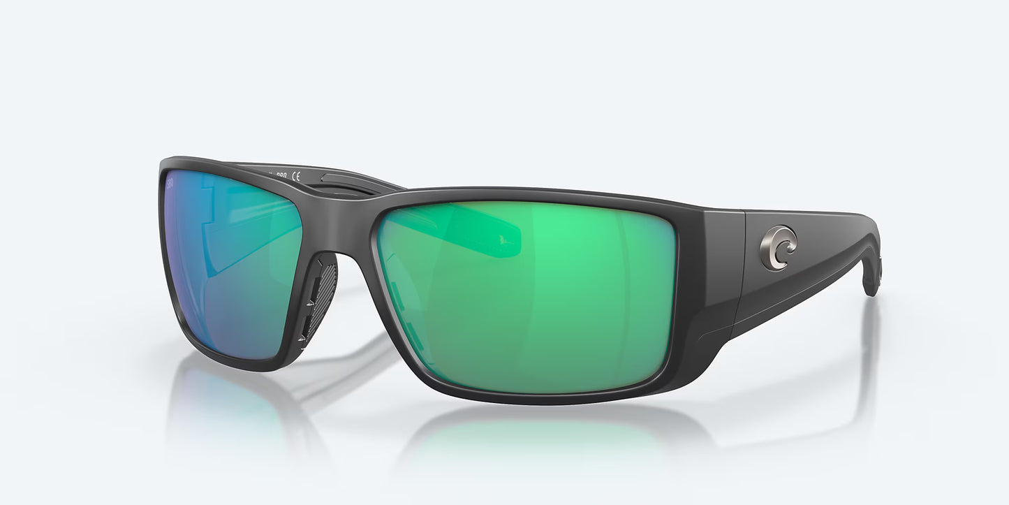 Costa Del Mar Blackfin Pro Matte Black 580G Green Mirror