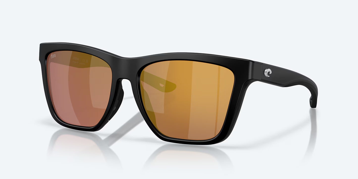 Costa Del Mar Panga II Matte Black 580G Gold Mirror
