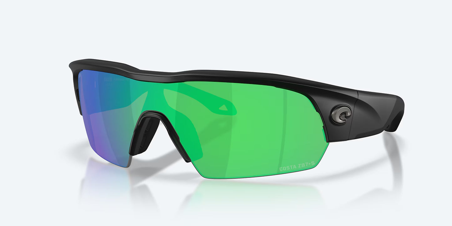Costa Del Mar Pilothouse Pro Matte Black 580P Green Mirror