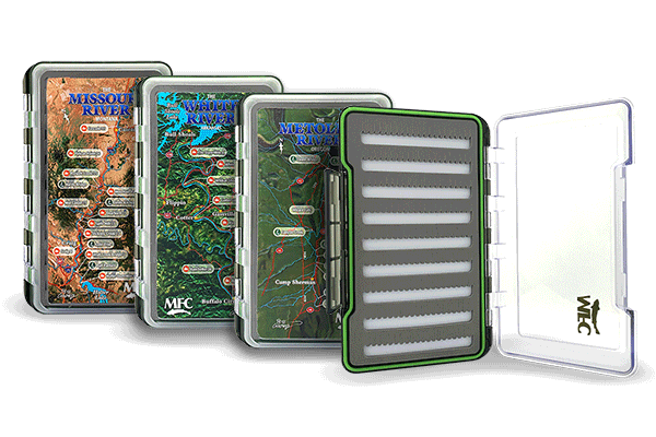 MFC Waterproof Fly Box River Map Series