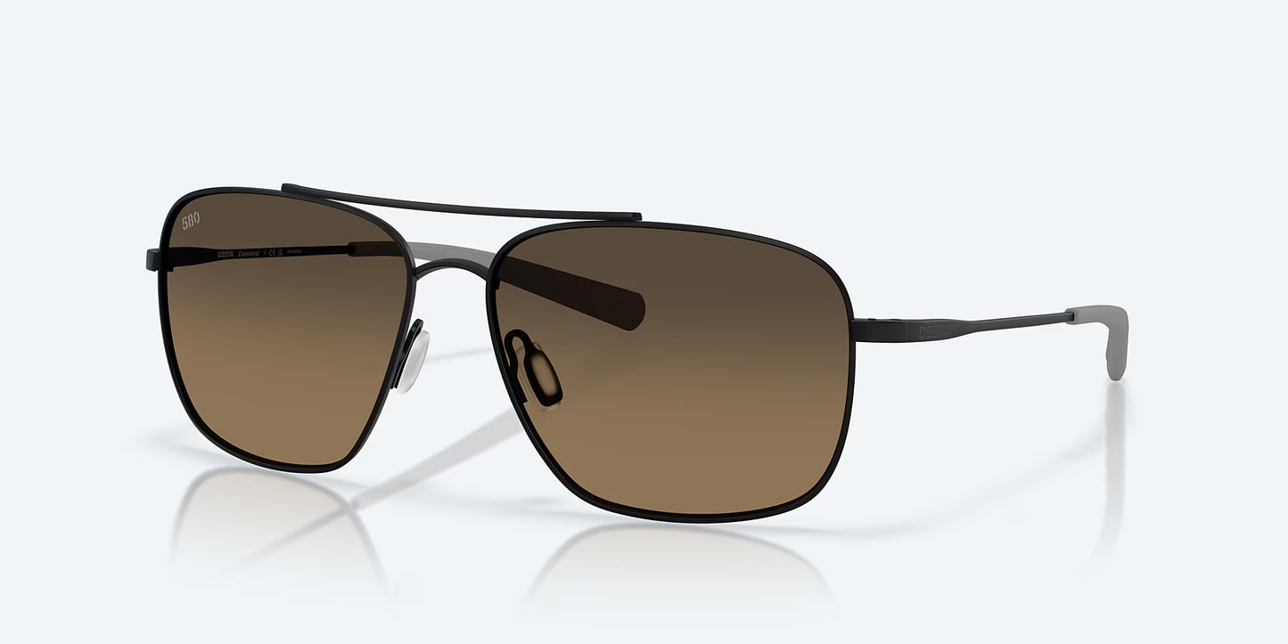 Costa Del Mar Canaveral Satin Black 580G Copper Gradient