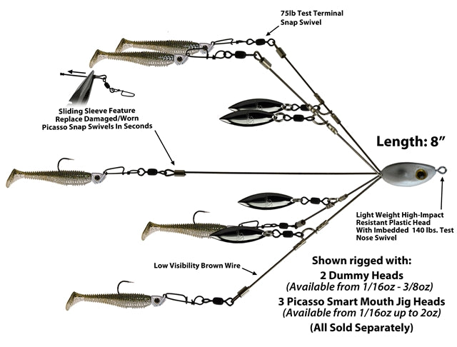 Picasso Lures BAIT BALL School-E-Rigs