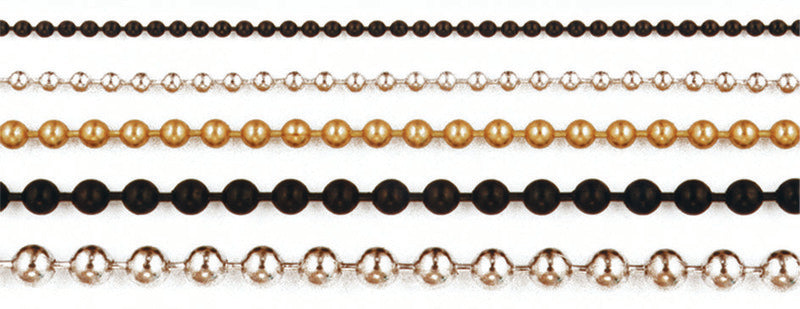 Bead Chain Eyes Small Black