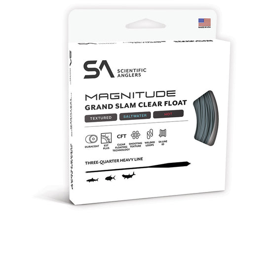 SA MAGNITUDE TEXTURED GRAND SLAM CLEAR FLOATING TIP 10'