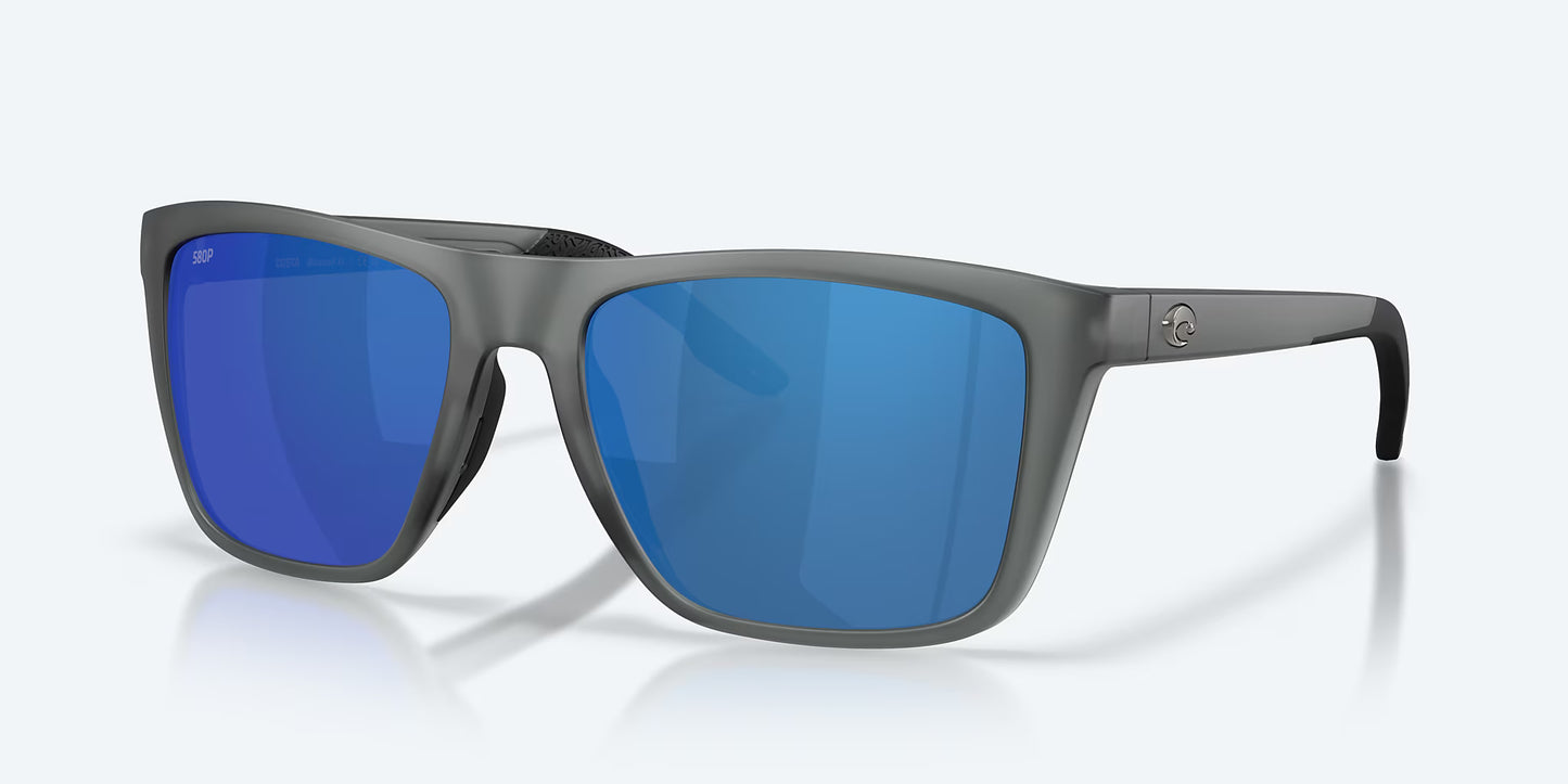 Costa Del Mar Mainsail XL Matte Gray Smoke 580P Blue Mirror