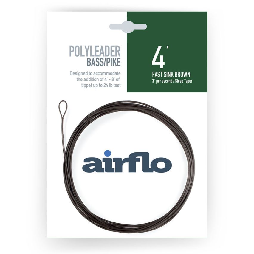 Airflo Bass and Pike Polyleader - 4 Foot